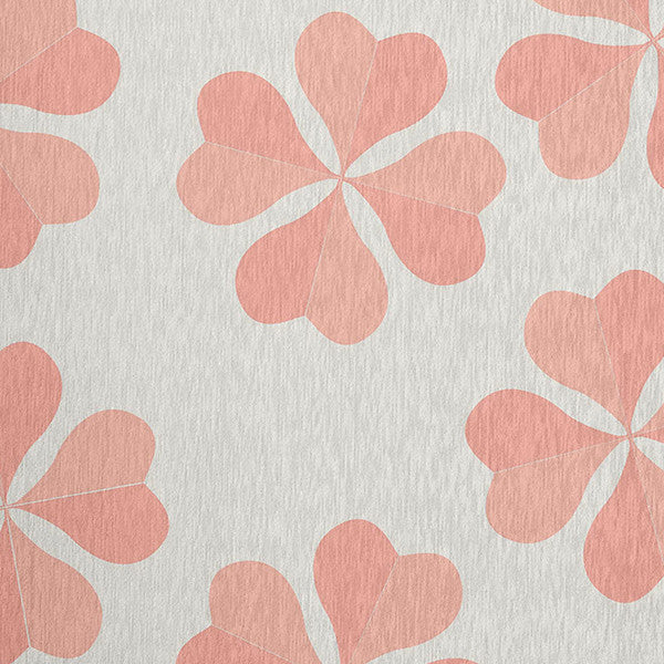 Lucky Patch St. Patrick's Day Chenille Rug, Sunwashed Red, 5'x7'