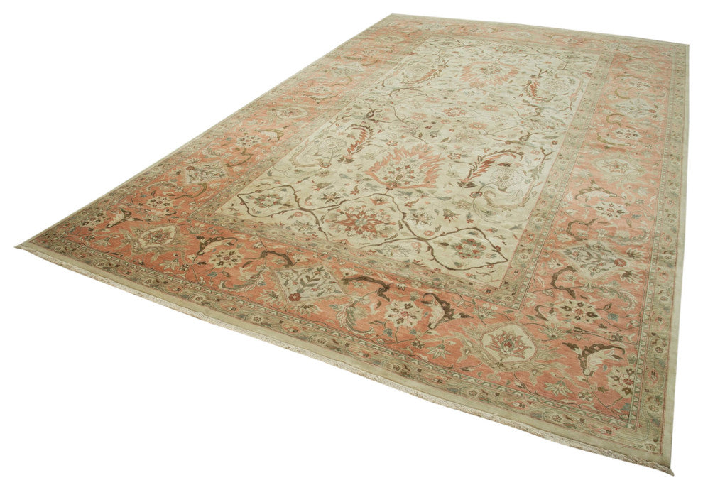 Rug N Carpet - Hand-Knotted Oriental 11' 10" x 18' Large Oushak Area Rug