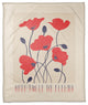 Spectacle De Fleurs 50x60 Coral Fleece Blanket