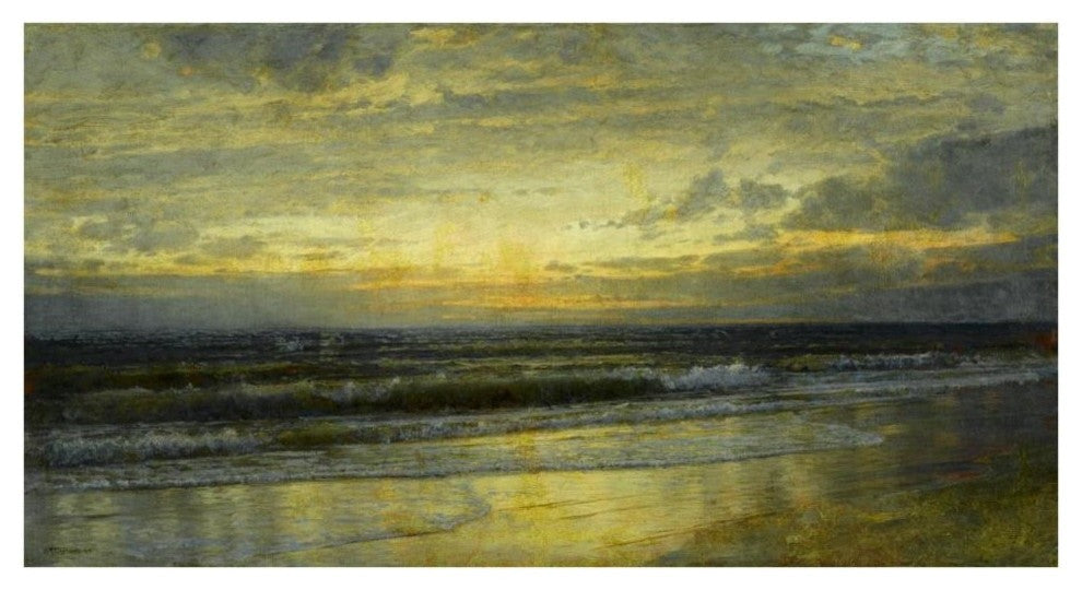 "Marine, 1897" Digital Paper Print by William Trost Richards, 38"x21"