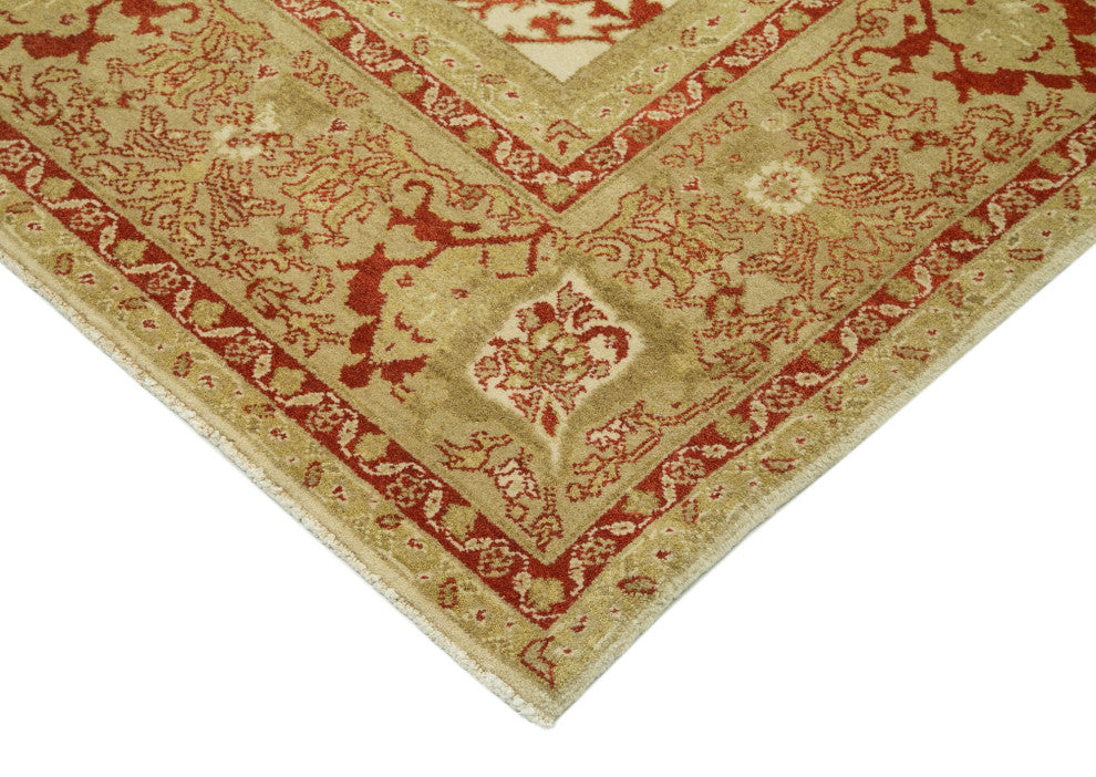 Rug N Carpet - Handmade Oriental 8' 8" x 12' 6" Decorative Oushak Area Rug