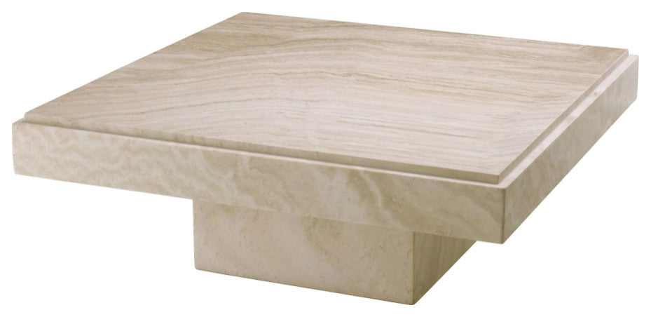 Square Travertine Coffee Table | Eichholtz Sartoria