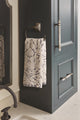 Carrione Cabinet Pull, Marble White/Oil-Rubbed Bronze, 6-5/16" Center-to-Center