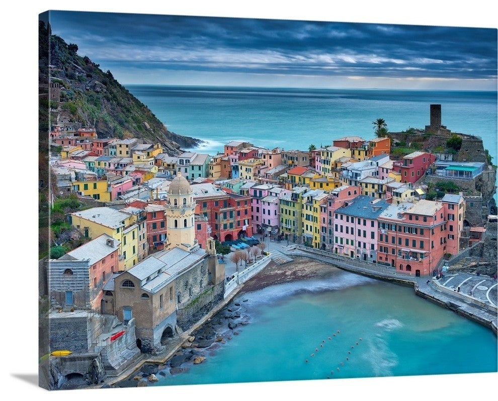 "Vernazza" Wrapped Canvas Art Print, 24"x18"x1.5"
