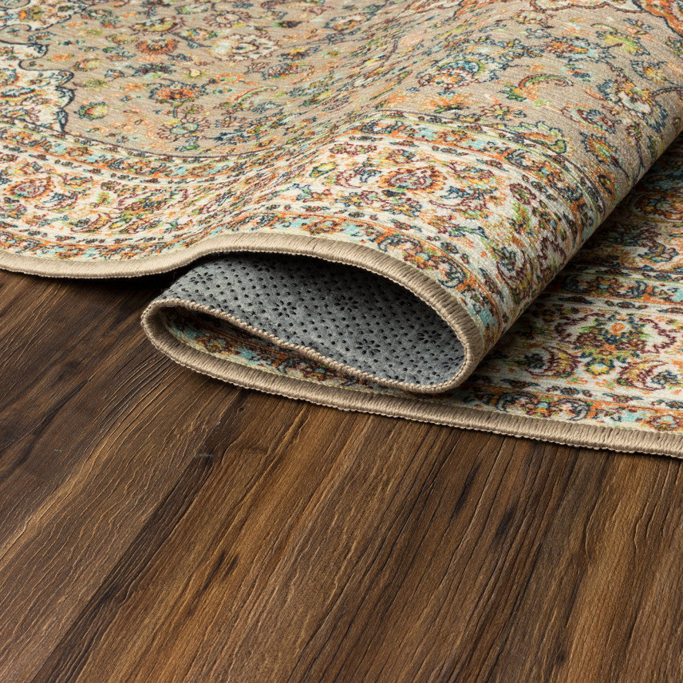 My Magic Carpet Kenya Beige Rug, 2.5'x10'