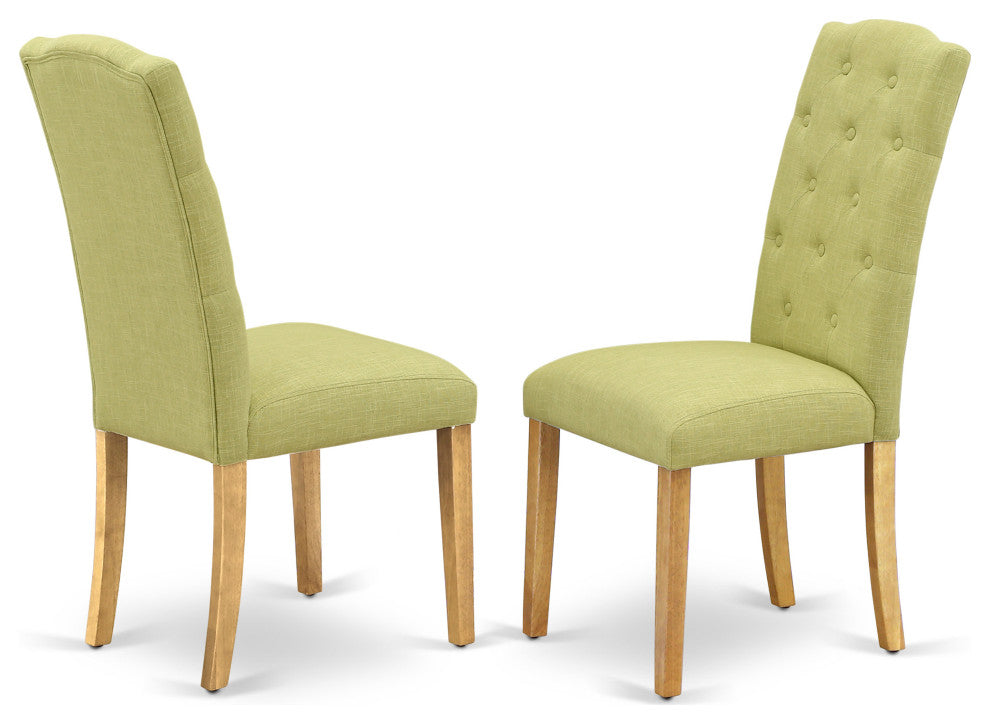 3Pc Dinette Set, Small Rounded Table, Drop Leaves, Two Chairs, Oak