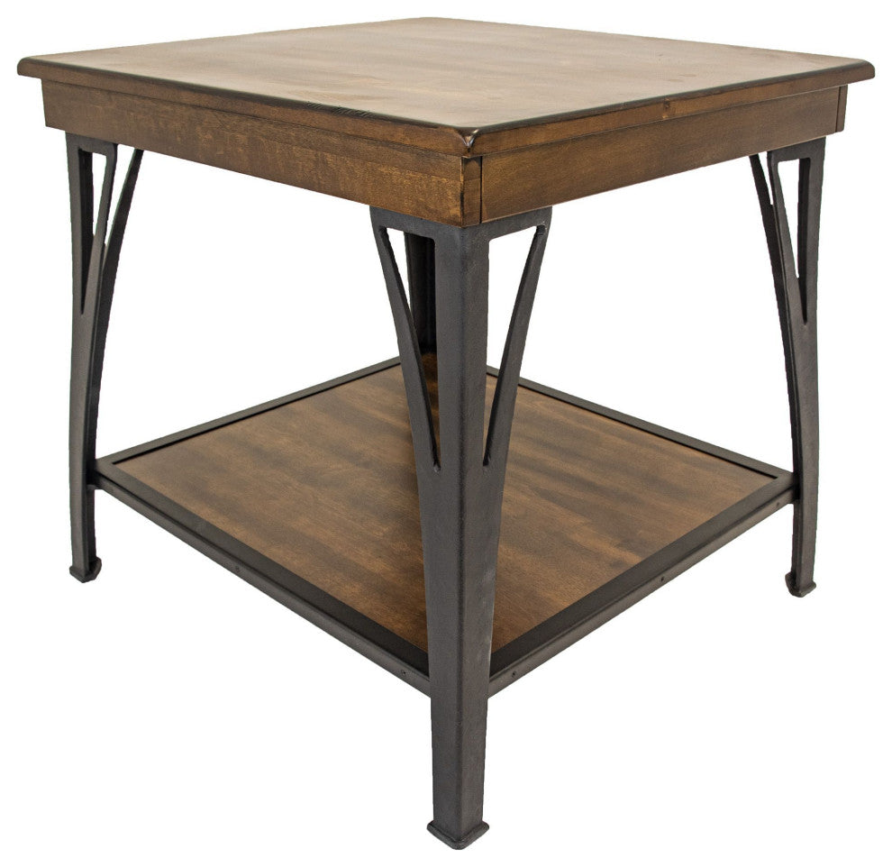 The District 24" Wide End Table, Copper