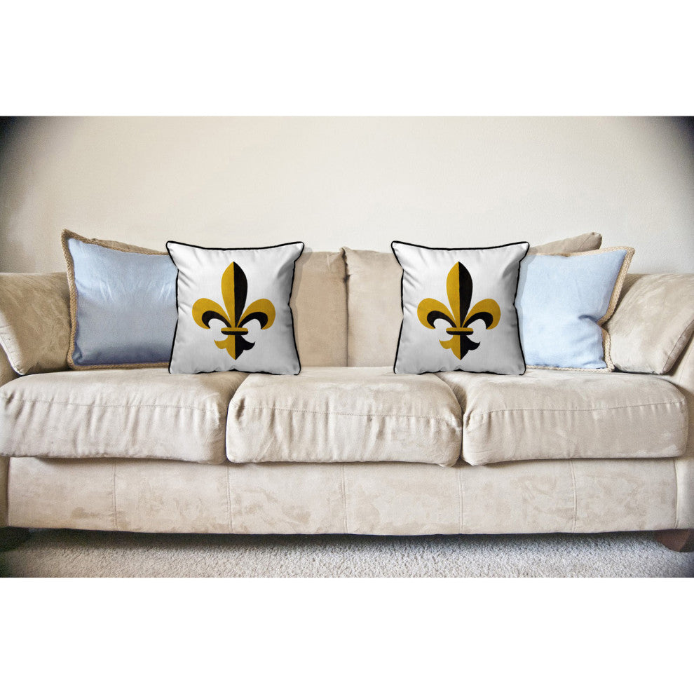 Fleur-de-lis Large Indoor/Outdoor Pillow 18x18