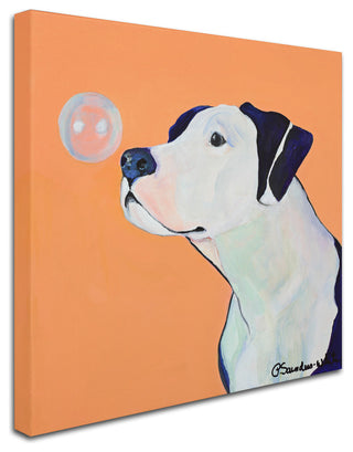 Pat Saunders-White 'Fascination' Canvas Art, 14"x14"