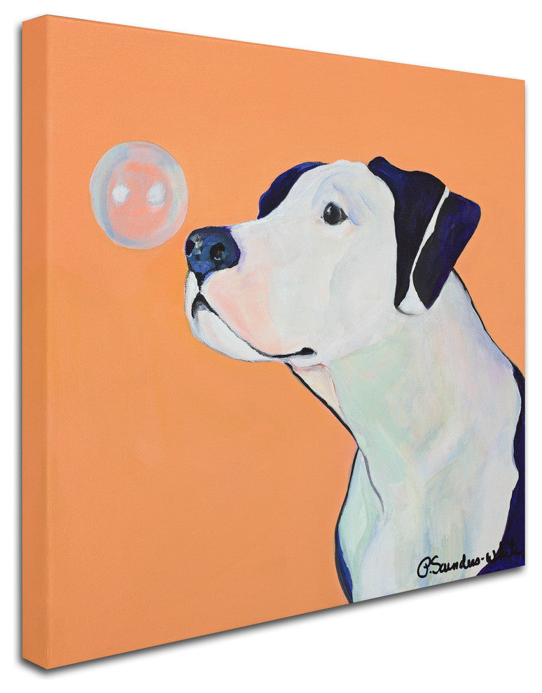 Pat Saunders-White 'Fascination' Canvas Art, 14"x14"