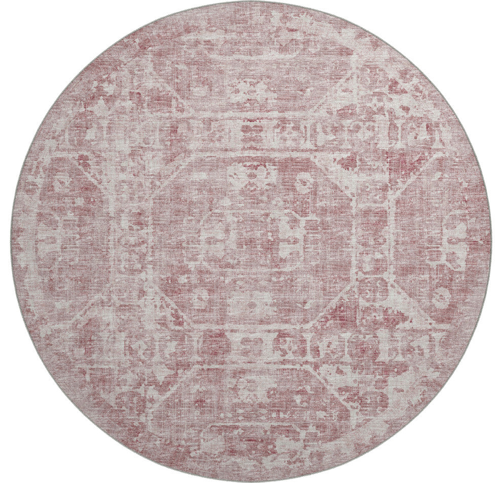 Aberdeen AB2 Rose 8' x 8' Round Rug