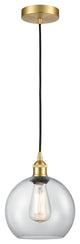 Innovations 616-1P-SG-G122-8-LED 1-Light Mini Pendant, Satin Gold