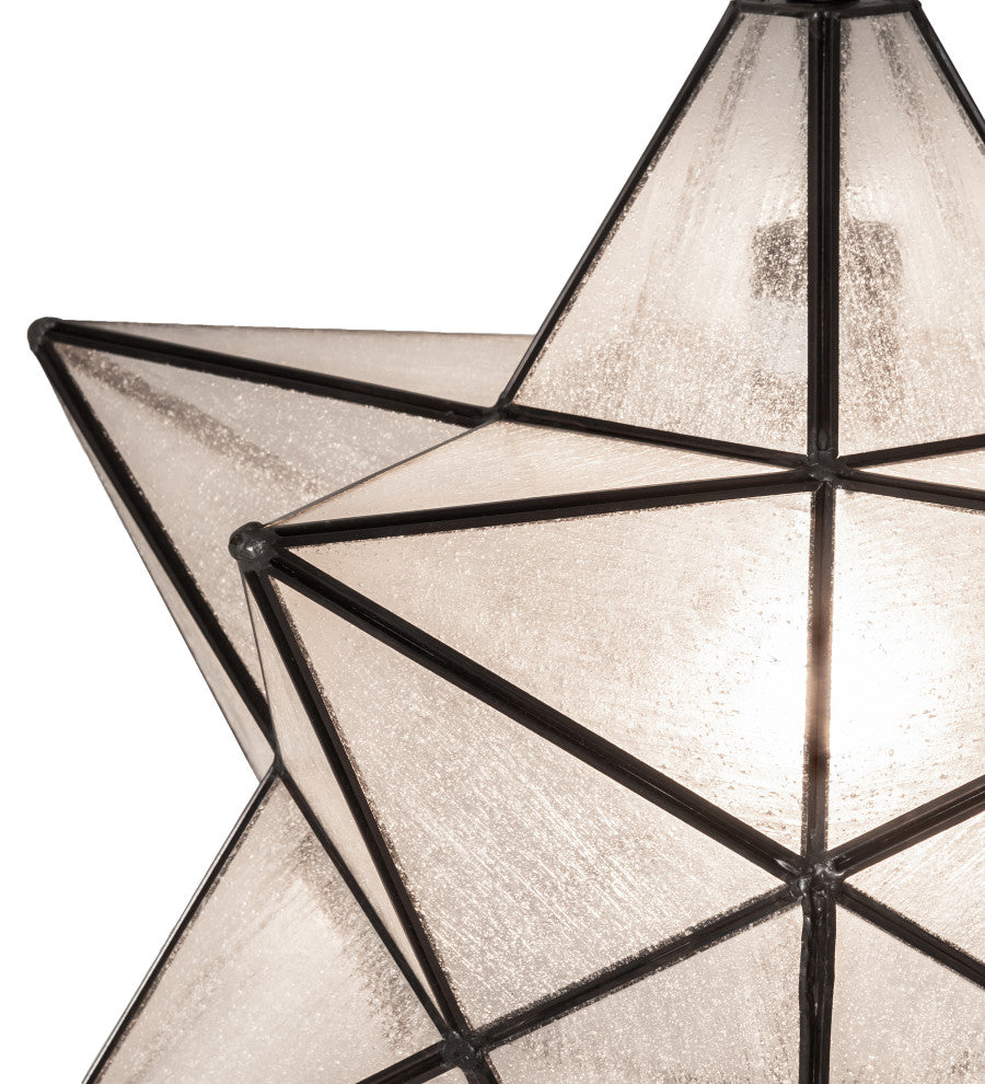 18 Wide Moravian Star Pendant