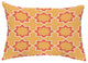 Bohemian 2 14"x20" Decorative Abstract Outdoor Throw Pillow, Gold