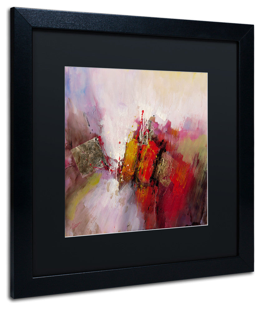 'Hot and Cold' Matted Framed Canvas Art by Ricardo Tapia