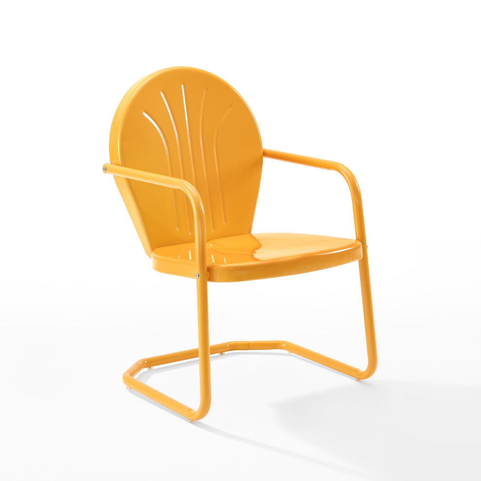 Griffith Metal Chair, Tangerine