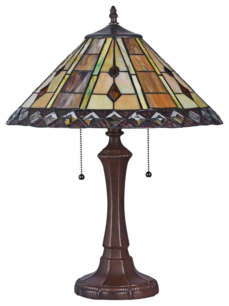 Godwine 2-Light Geometrictable Lamp 16"