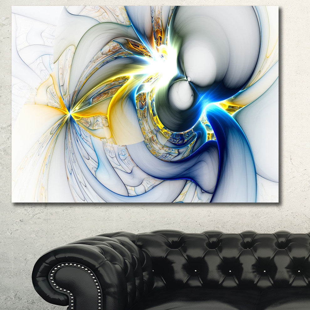 Shining Multi Colored Plasma, Abstract Wall Art Canvas, 40x30
