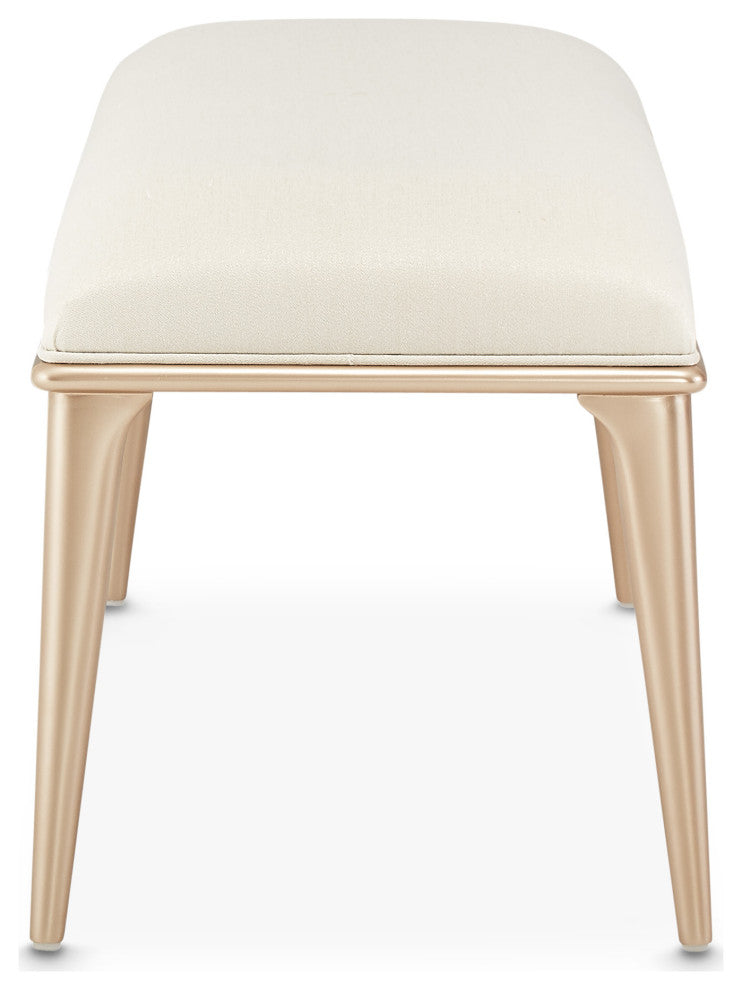 La Rachelle Accent Bench - Medium Champagne