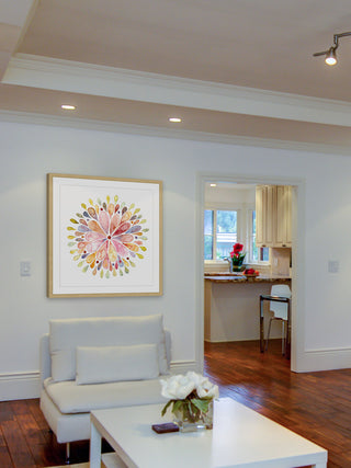 "Floral Explosion" Framed Art Print