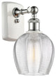 Innovations 516-1W-WPC-G462-6 1 Light Sconce, White, Polished Chrome