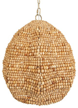 Uttermost Kauri 1 Light Wooden Bead Pendant