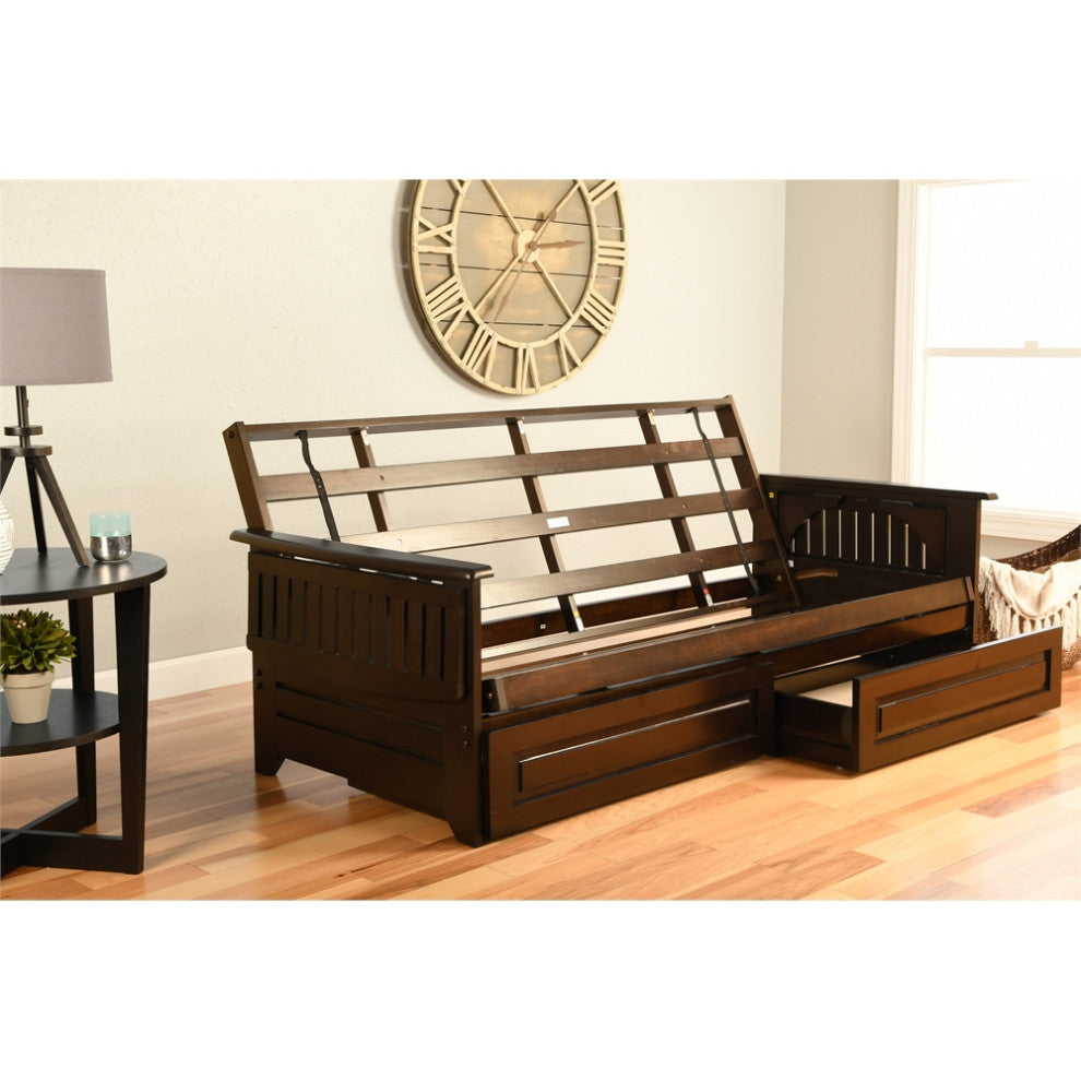 Phoenix Frame-Espresso Finish-Storage Drawers