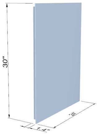 Genova 24" Rectangle Frameless Modern LED Bathroom Vanity Mirror