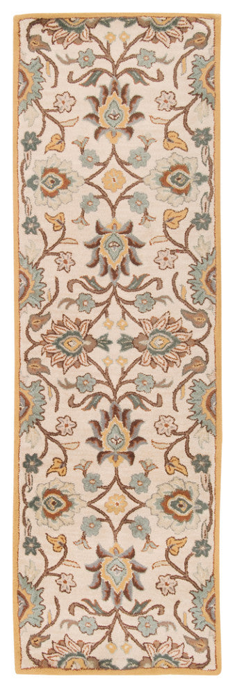 Surya Caesar CAE-1012 Traditional Area Rug, Medium Gray, 3' x 12' Runner