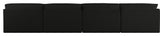 Ease Fabric Upholstered Modular Sofa, Black