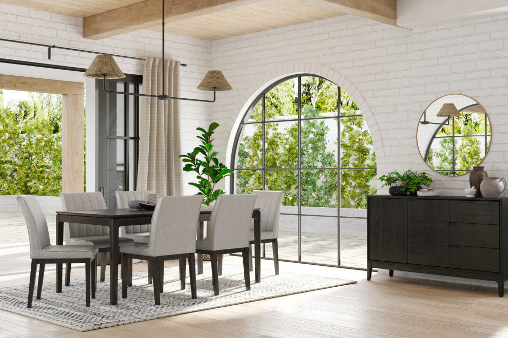 Cove Rectangular Dining Table, Vintage Black