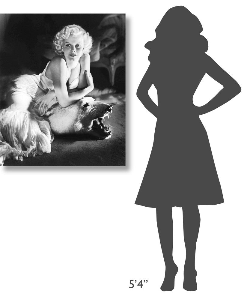 "Jean Harlow" Stretched Canvas Giclee by Hollywood Photo Archive, 30x36"