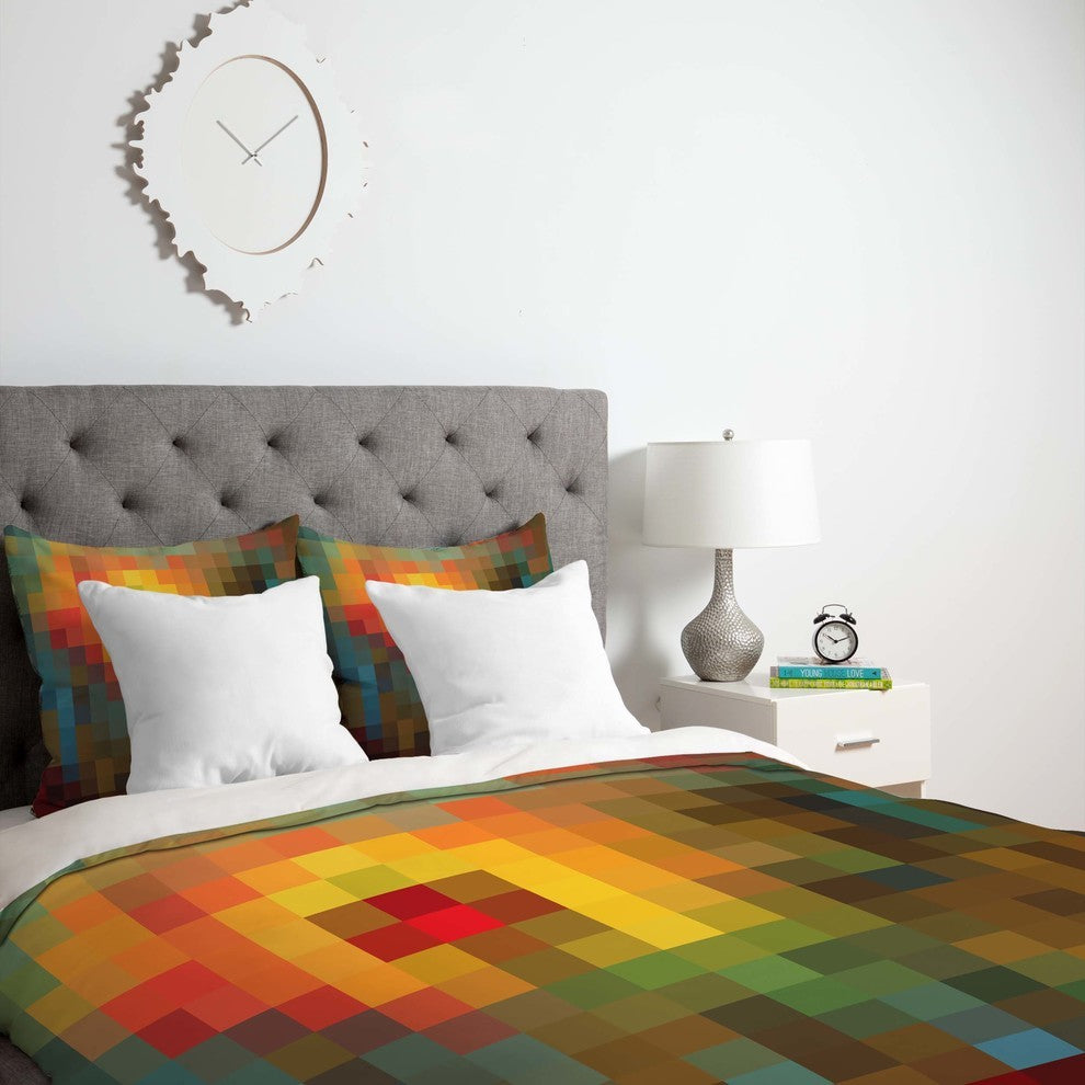 Deny Designs madart inc Glorious Colors Duvet Cover - Lightweight