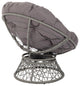 Papasan Chair, Gray