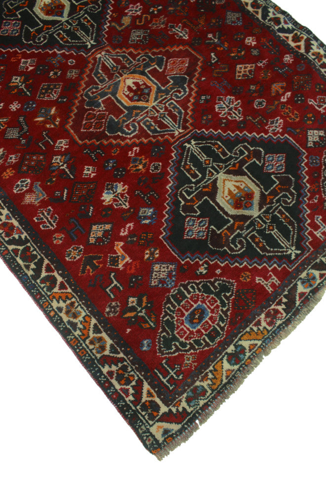 Fine Vintage Distressed Sam Red Rug