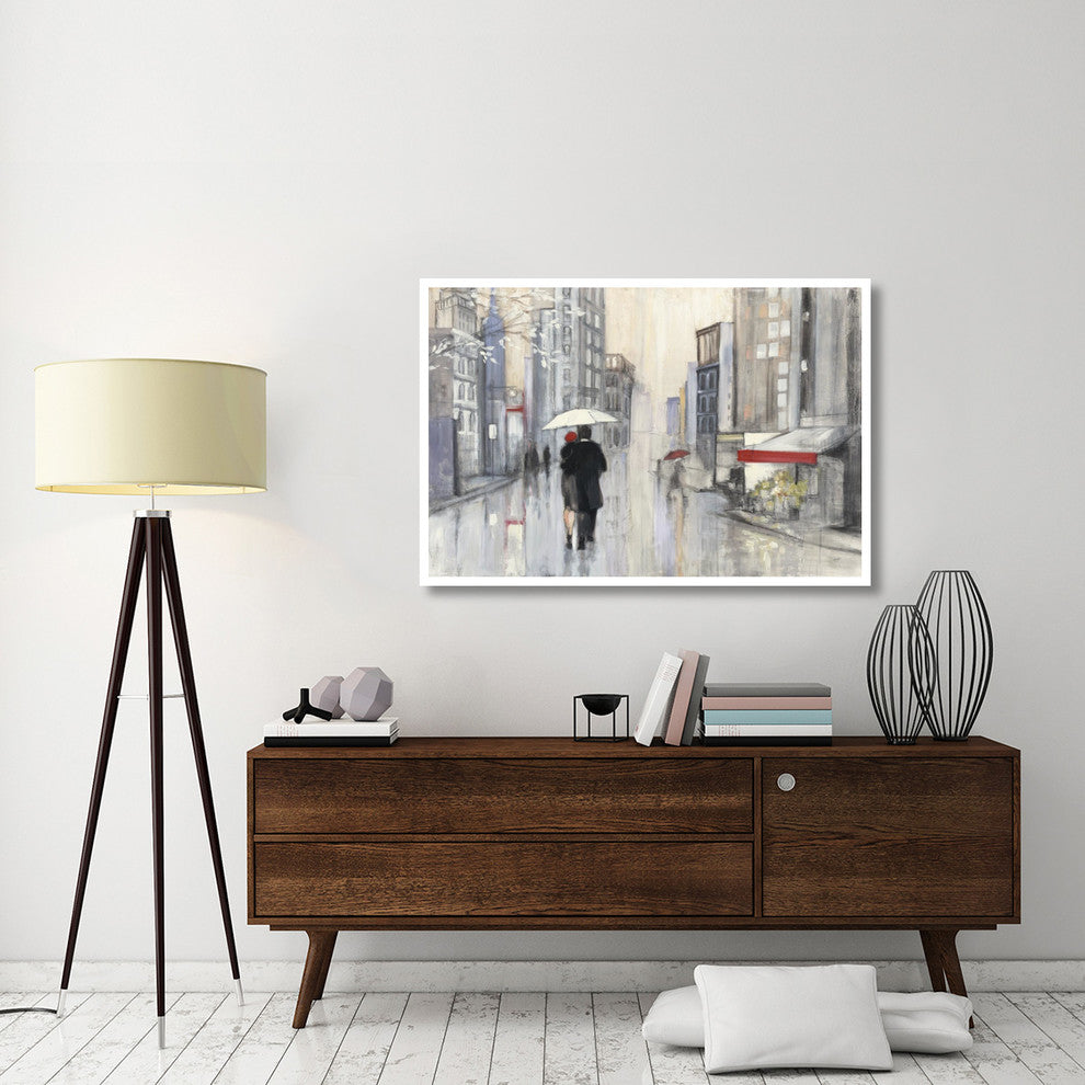 "Spring Rain New York Crop" Digital Paper Print by Julia Purinton, 50"x34"