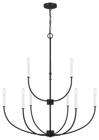 Greenwich 9-Light Chandelier, Midnight Black