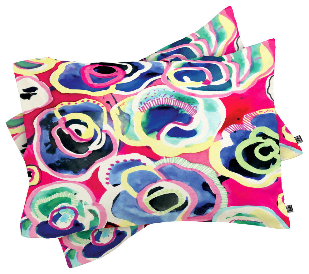Deny Designs CayenaBlanca Flower Party Pillowcase
