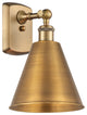 Ballston Cone Sconce, Brushed Brass