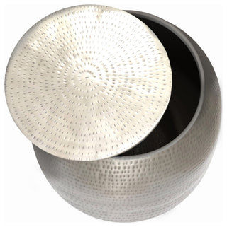 Griffen Metal Storage Accent Table