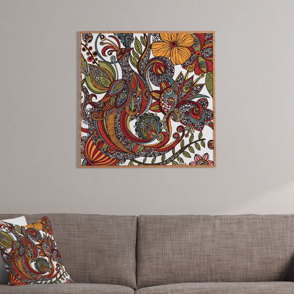 Deny Designs Valentina Ramos Paradise Bird Framed Wall Art