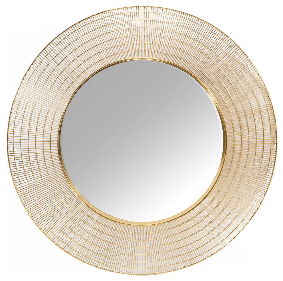 Caravel Circles Gold Wall Mirror