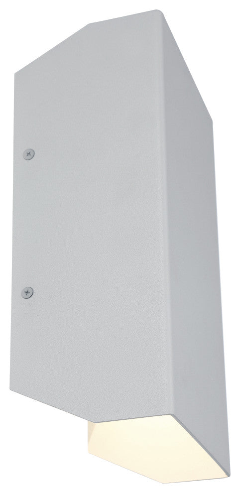 Amora Bi-Directional Tall Outdoor LED Wall Mount, Satin