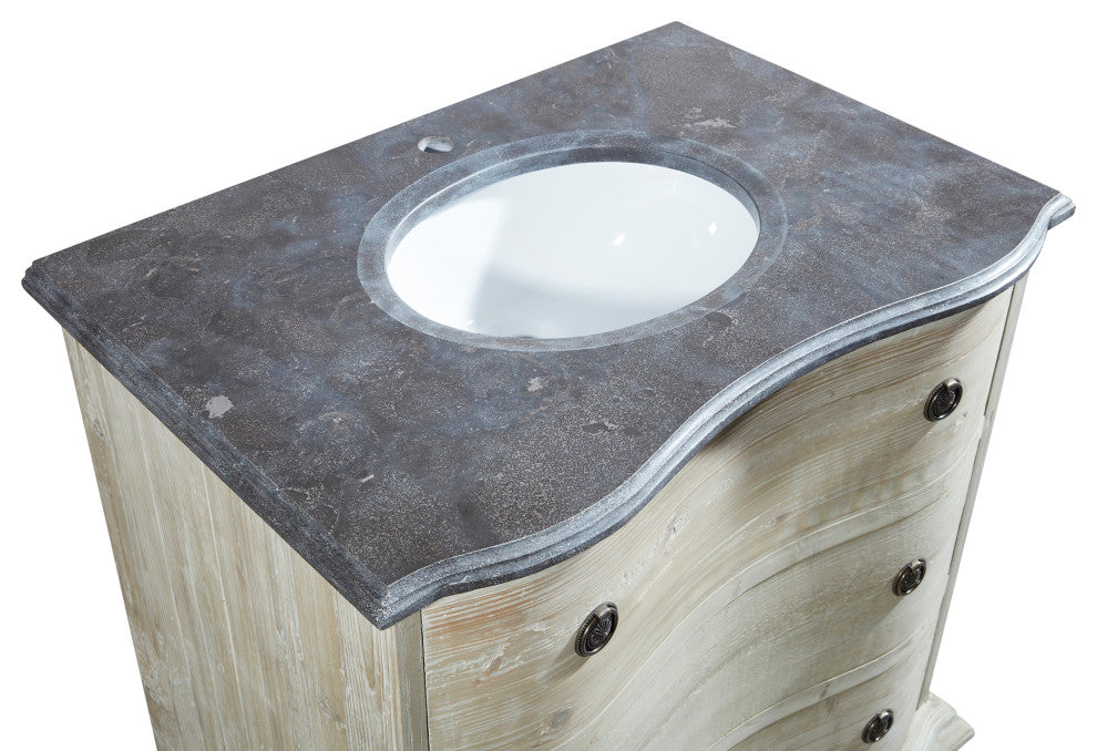36" Reclaimed Pine Single Bath Vanity