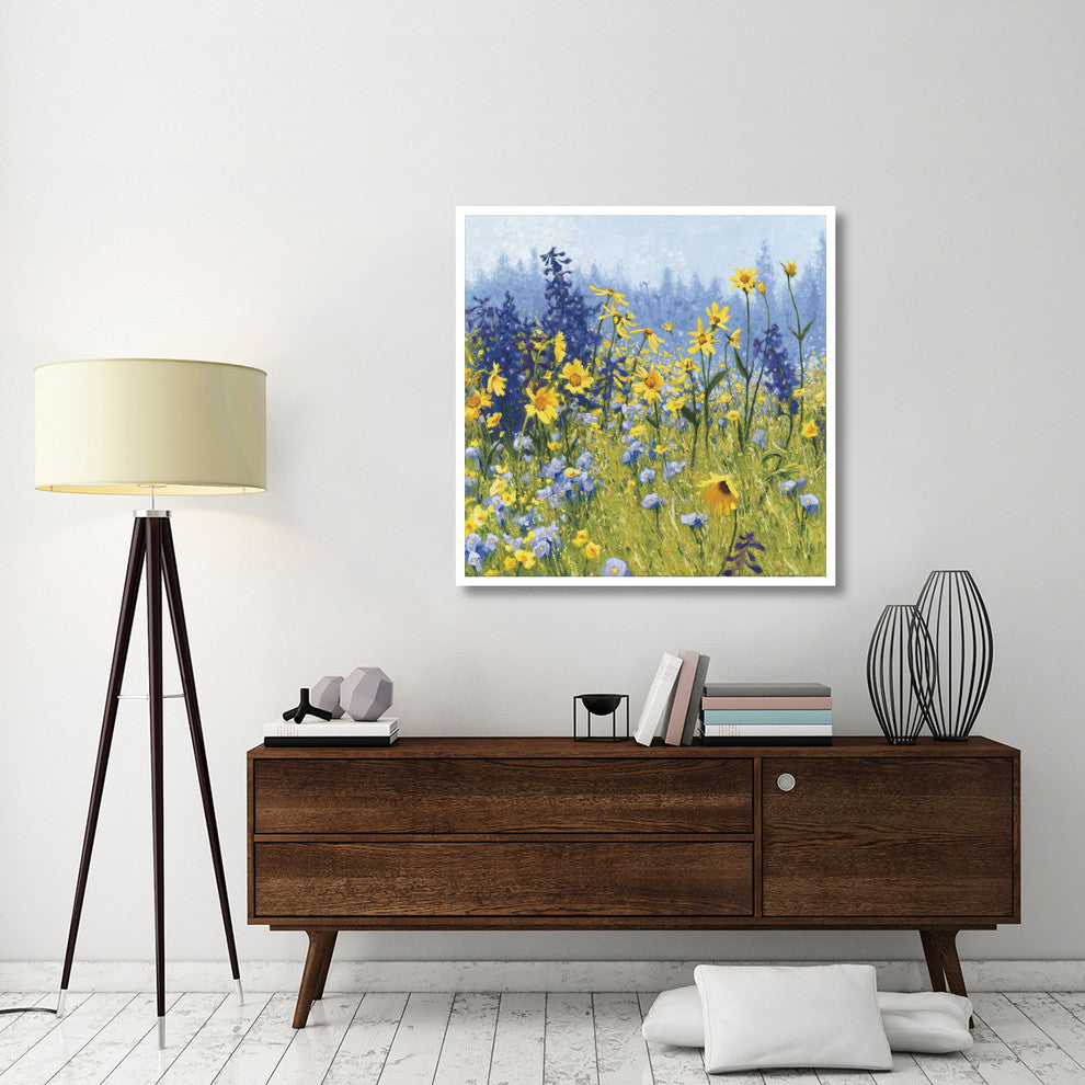 "Joyful in July III" Digital Paper Print by Shirley Novak, 42"x42"