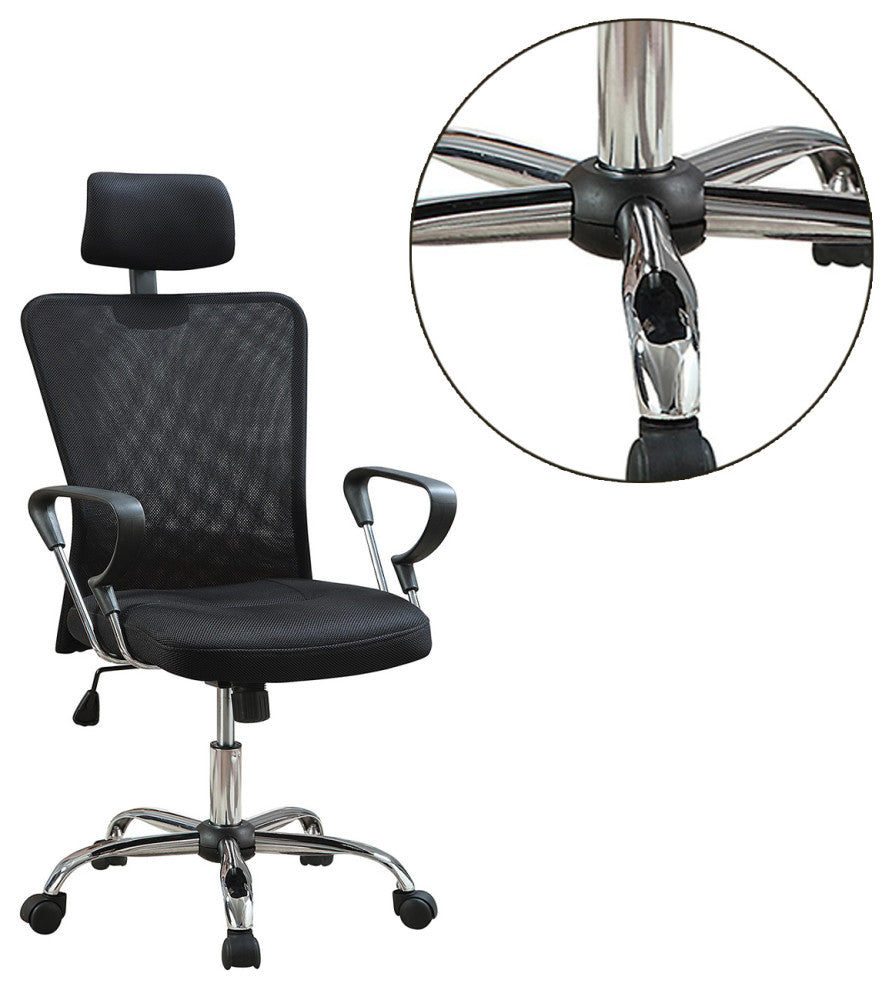 Mesh Back Office Chair, Black