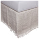 Tarwick Linen Bed Skirt, Ivory