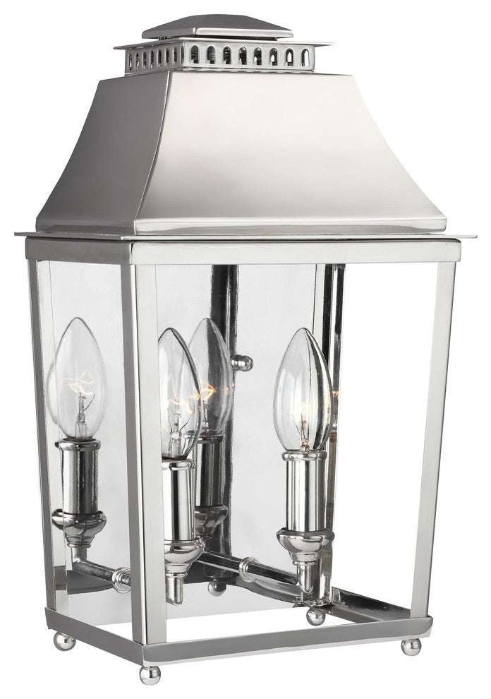 Visual Comfort Studio-WB1813PN-Two Light Wall Sconce, Feiss-Galloway