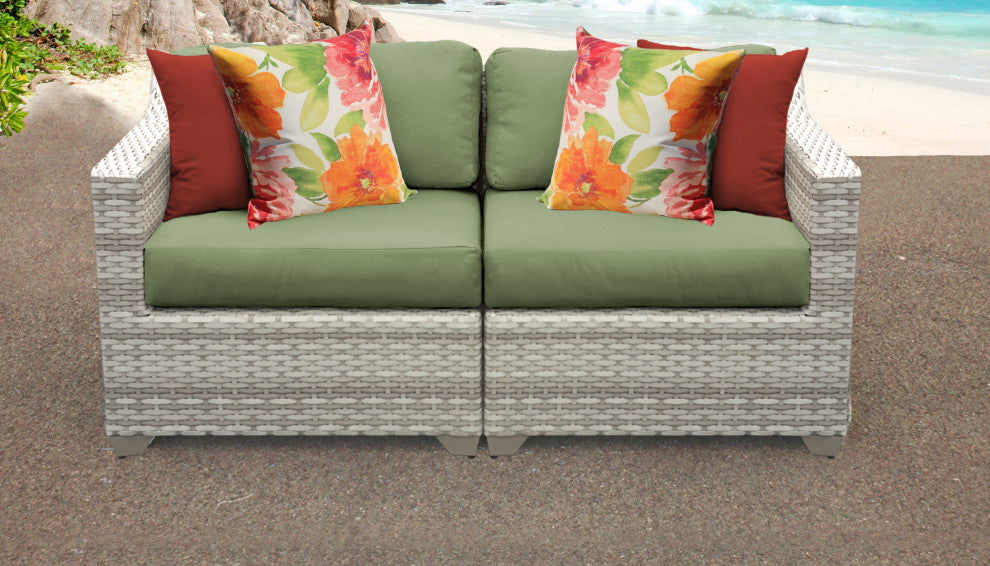 Fairmont 2 Piece Outdoor Wicker Patio Furniture Set 02a