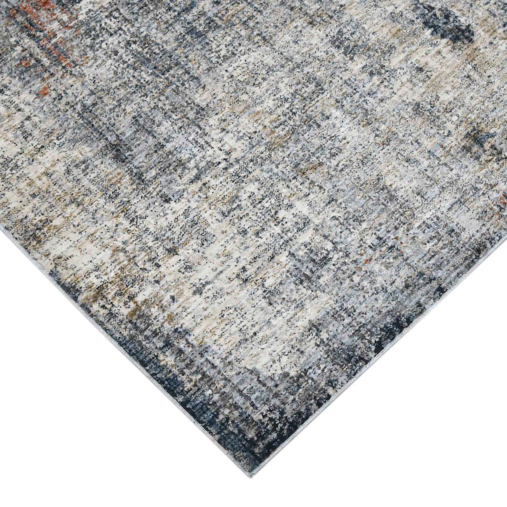 Vermont Allaine Area Rug, Gray, 5'3" x 7'6", Abstract